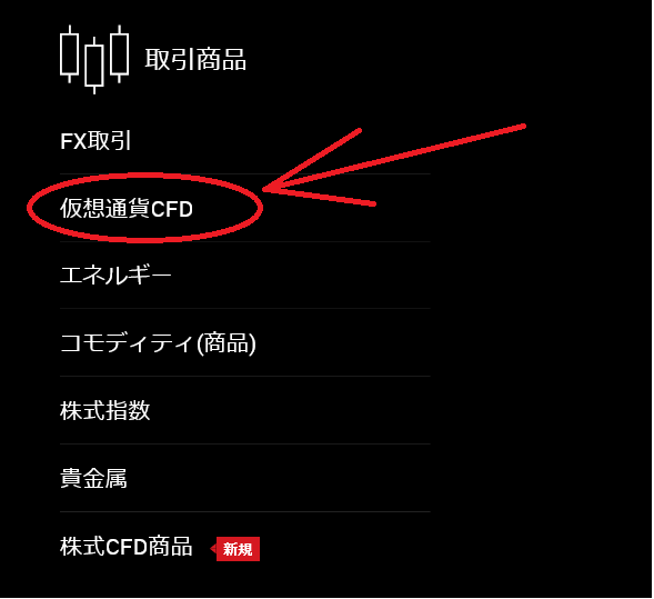 XMでイーサリアム（ETH）の詳細な解説ページがある場所２