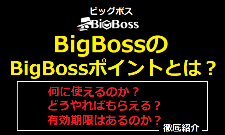 BigBoss（ビッグボス）のBigBossポイントとは？